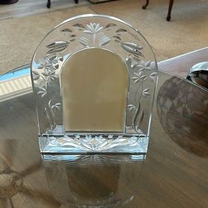Mikasa Crystal wedding frame.